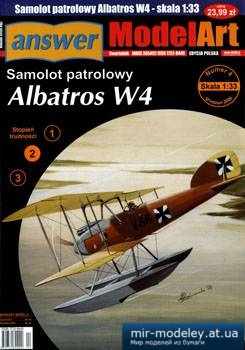 №3465 - Albatros W4 [Answer MA 2006-04] из бумаги