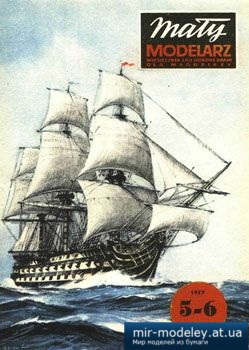 №3626 - HMS Victory [Maly Modelarz 1977-05-06] из бумаги