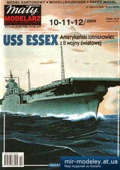 №3769 - Letadlovlo USS Essex [Maly Modelarz 2004-10-12] из бумаги