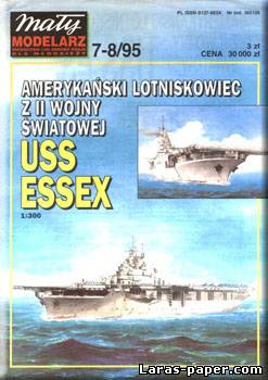 №3716 - USS Essex [Maly Modelarz 1995-07-08] из бумаги
