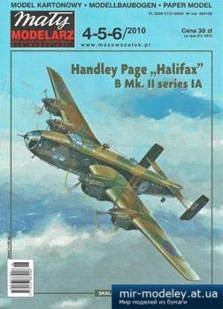 №3789 - Halifax B. Mk II series IA [Maly Modelarz 2010-04-05-06] из бумаги