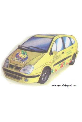 №3874 - Renault [Модель від Живчика] из бумаги