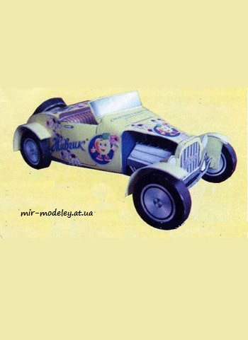 №3875 - Roadster [Модель від Живчика] из бумаги