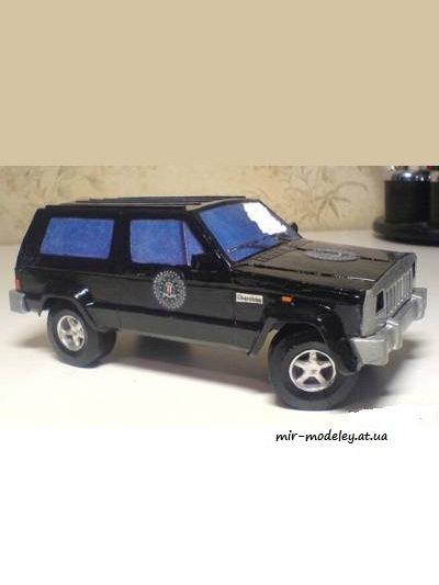 №3932 - Jeep Cherokee [Левша 1994-02] из бумаги