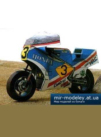 №3938 - Honda NS 500 GP [Левша 1997-01] из бумаги
