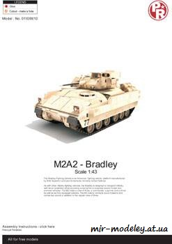 №486 - M2A2 Bradley [Paper-Replika] из бумаги — скачать развертку из бумаги