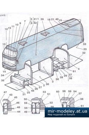 №4075 - Neoplan Skyliner [Левша 2003-12] из бумаги