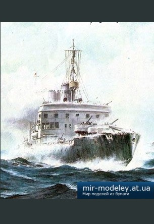 №4088 - Ледокол А. Микоян [Левша 2005-09] из бумаги