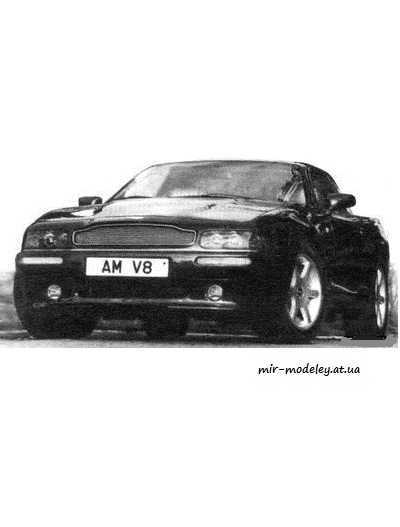 №4069 - Aston Martin Lagond [Левша 2002-12] из бумаги