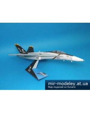 №4180 - F/A-18F Super Hornet Jolly Rogers [Paper-replika] из бумаги