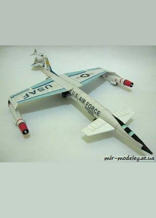 №4167 - XAB-1 Beta-1 Atomic-Powered Bomber [Peri Paperhobby] из бумаги