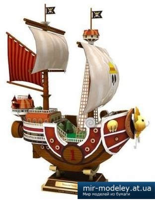 №4205 - Thousand Sunny Ship (One Piece) [Paper-replika] из бумаги