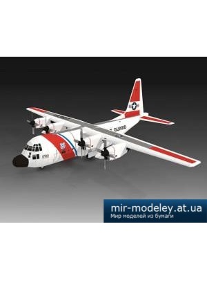 №4189 - HC-130C Hercules[Paper-replika] из бумаги