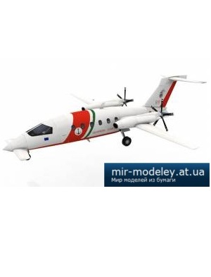 №4181 - Многоцелевой самолет Piaggio P.180 Avanti [Paper-replika] из бумаги