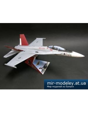 №4183 - F/A-18 Red Devil Hornet [Paper-replika] из бумаги