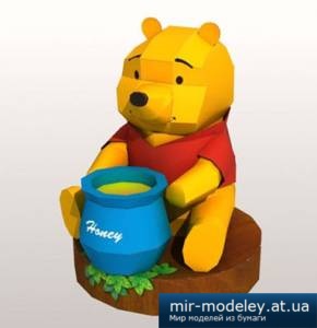 №4230 - Винни-Пух [Paper-replika] из бумаги