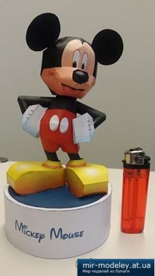 №4237 - Микки Маус (Paper-replika) из бумаги