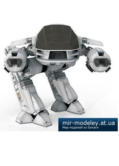 №4274 - ED-209 (RoboCop) (Paper-Replika) из бумаги