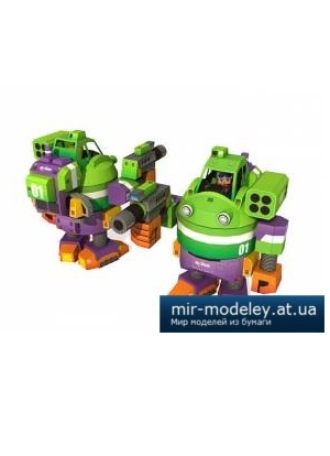 №4286 - Axioo Mecha Unit (Рaper-replika) из бумаги