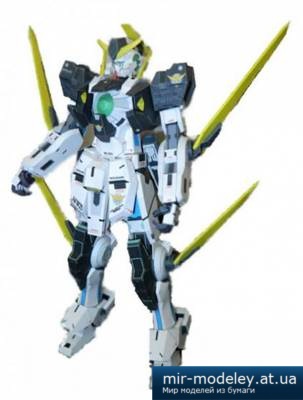 №4247 - Gundam Nadleeh Akwos (Paper-Replika) из бумаги