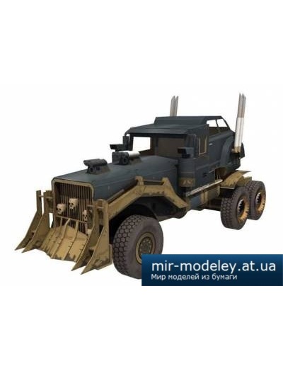 №4356 - Бронированный грузовик / War Rig (Mad Max 2015) [Paper-replika] из бумаги