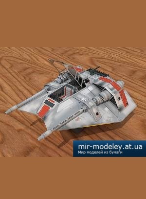 №4316 - T-47 Snowspeeder (Звездные войны) (Рaper-replika) из бумаги
