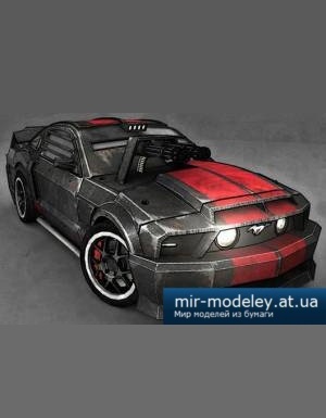 №4347 - Ford Mustang GT (Рaper-replika) из бумаги