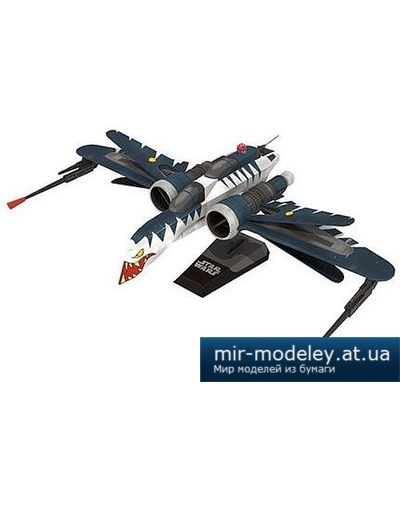 №4319 - ARC-170 Clone War version (Star Wars) (Рaper-replika) из бумаги