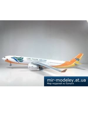 №4362 - Airbus A330-343X Cebu Pacific [Рaper-replika] из бумаги