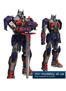 №4334 - Optimus Prime (Age of Extinction) (Рaper-replika) из бумаги