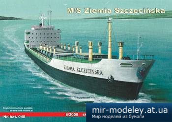 №4536 - MS Ziemia Szczecinska [Orlik 048] из бумаги