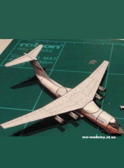 №4603 - Ил-76 (DI-3) из бумаги