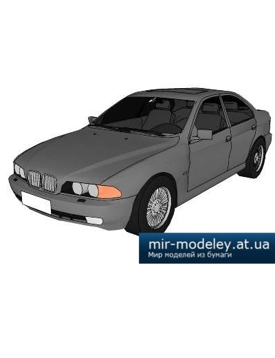 №4594 - BMW 5 series (DI-3) из бумаги