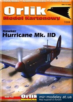 №4535 - Hawker Hurricanre Mk.IID [Orlik 047] из бумаги