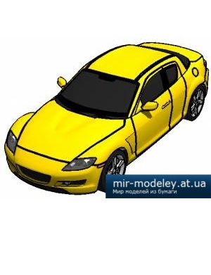 №4599 - Mazda RX-8 (DI-3) из бумаги