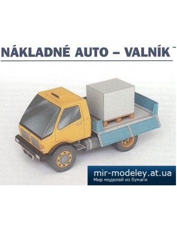 №4641 - Nakladne Auto - Valnik [Fifik] из бумаги