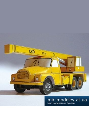 №4651 - Tatra 148 AD 20 [Fifik] из бумаги