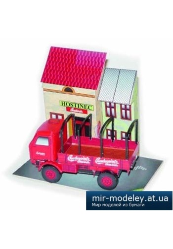 №4652 - Terénny automobil Tatra T 805 [Fifik] из бумаги