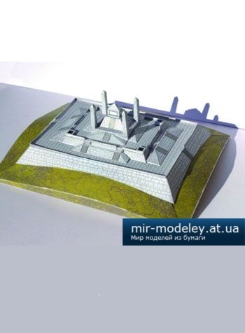 №4640 - Mohyla Milana Rastislava Štefánika - BRADLO [Fifik] из бумаги