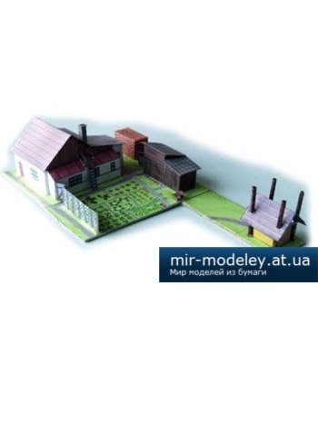 №4623 - Dobrovodsky dom [Fifik] из бумаги