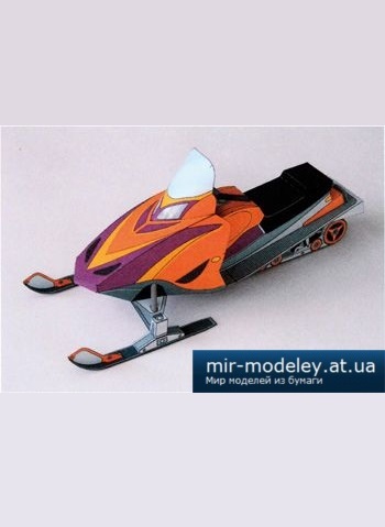 №4649 - Snezny skuter [Fifik] из бумаги