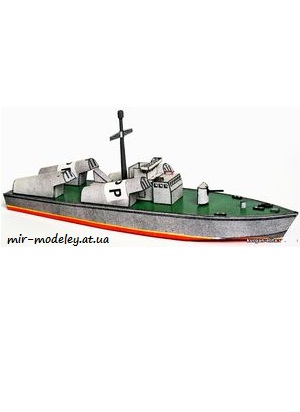 №4704 - Raketovy clun (АВС 1967-9) из бумаги