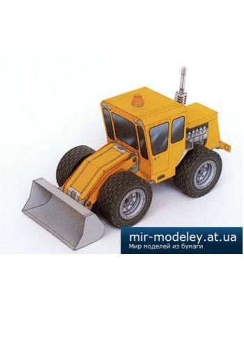 №4630 - Kolesovy nakladac [Fifik 22] из бумаги