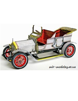 №4701 - Autoveteran Rolls-Royce 1909 [ABC 1967-15] из бумаги