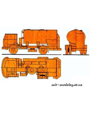 №4744 - Mlekarensky vuz - cistena [ABC 1971-7] из бумаги