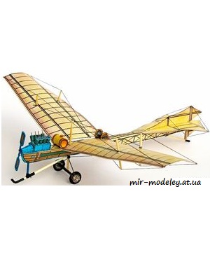 №4770 - Antoinette (Historicke Letadlo) [ABC 1973-03] из бумаги