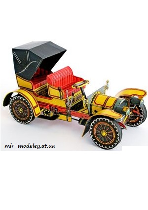 №4721 - MERCEDES SIMPLEX 1904 [ABC 1969-07] из бумаги