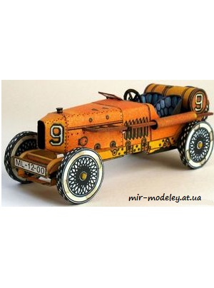 №4764 - Autoveteran Vauxhall 1914 [ABC 1972-21] из бумаги