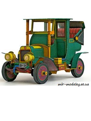 №4794 - Laurin & Klement BS (1909) [ABC 1974-20] из бумаги