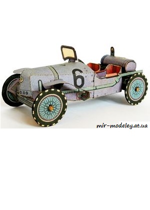 №4734 - Autoveteran Tatra T-12 (ABC 16-1970) из бумаги